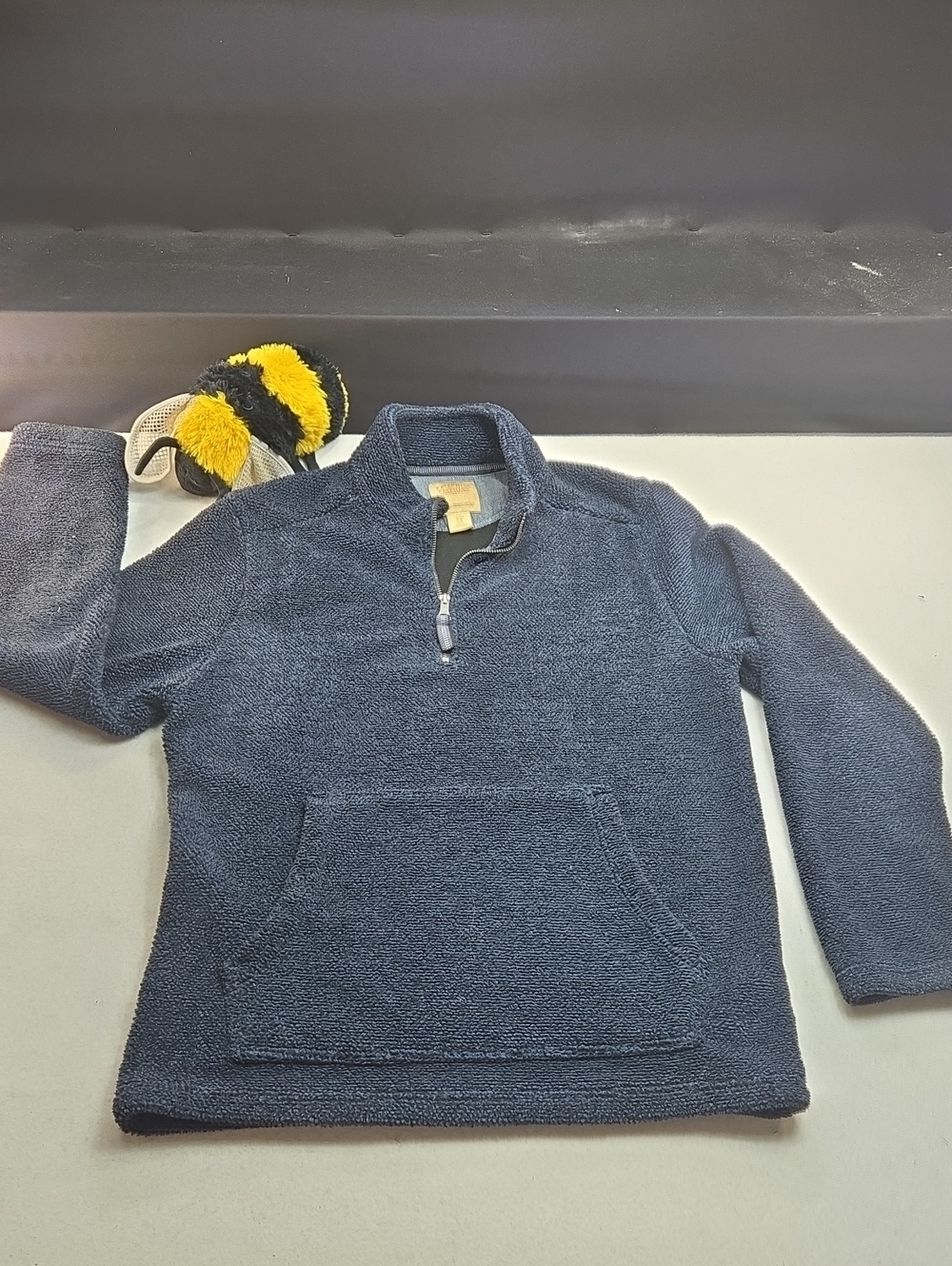 Telluride Clothing Company deep pile fleece quarter-zip pullover